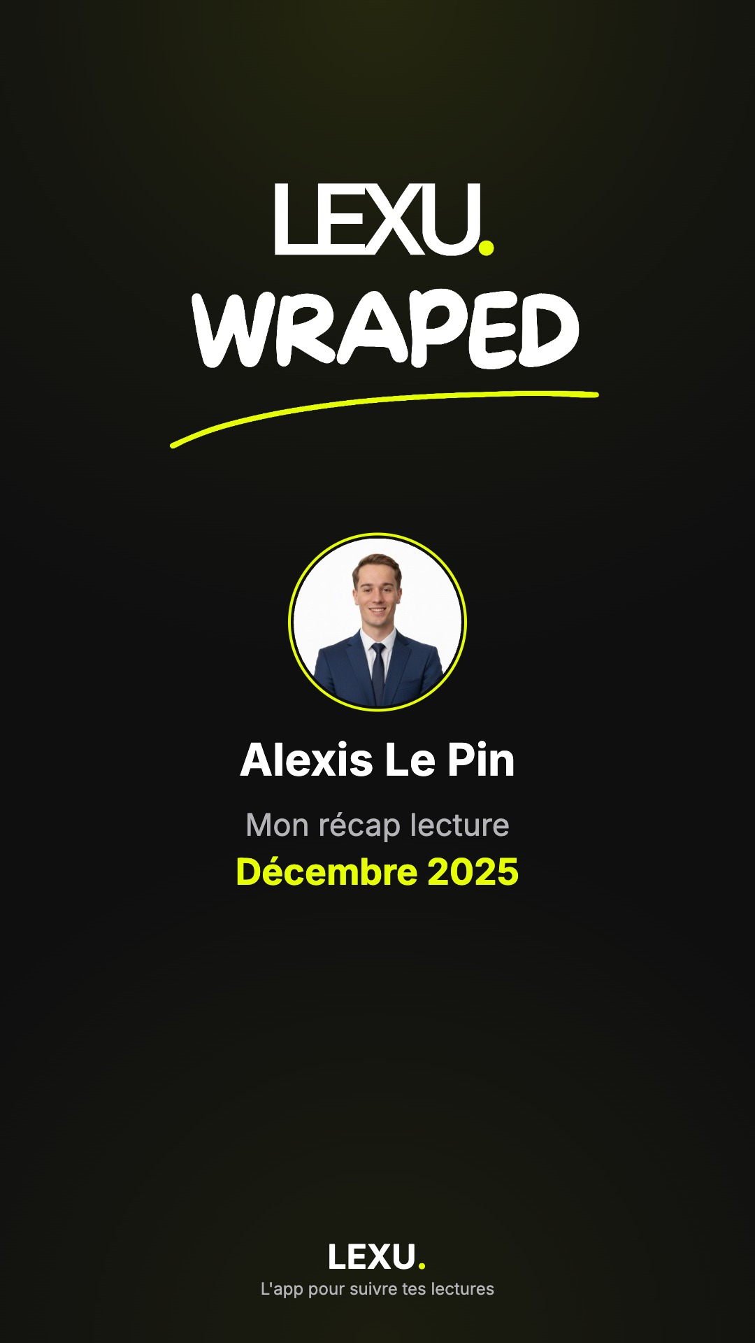 Lexu Wrapped décembre 2025 – carte 1